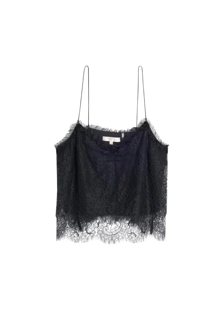 LoveShackFancy Ferni Floral Lace Tank Top