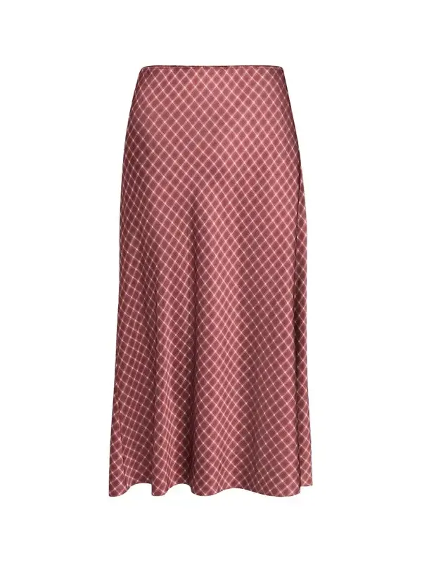 Ombrê Plaid Slip Skirt Ombrê Plaid Slip Skirt