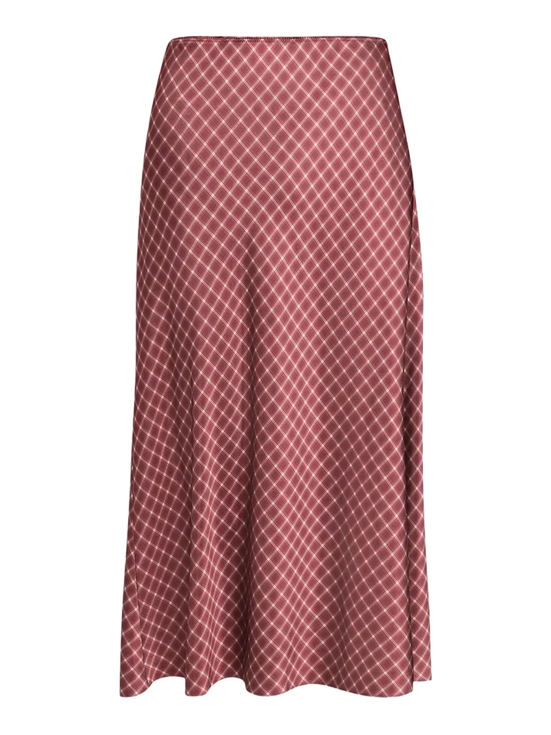 Ombrê Plaid Slip Skirt Ombrê Plaid Slip Skirt