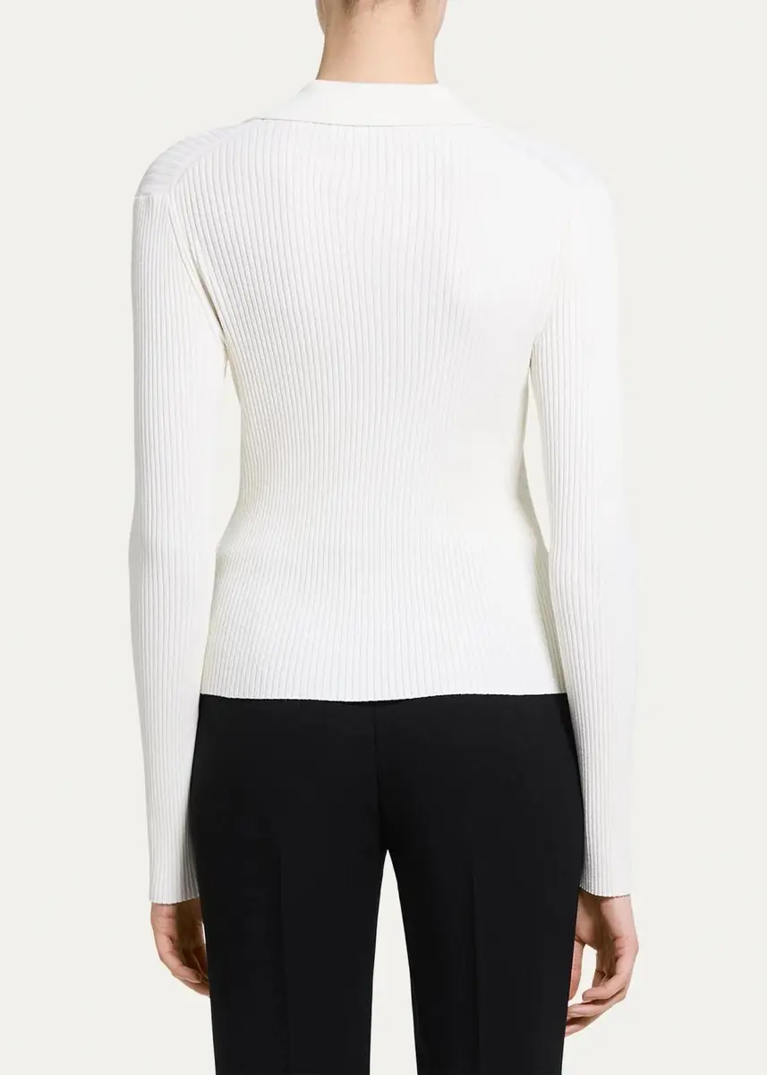 Theory Slim Rib-Knit Shirt | Thumbnail 3 Theory Slim Rib-Knit Shirt | Thumbnail 3