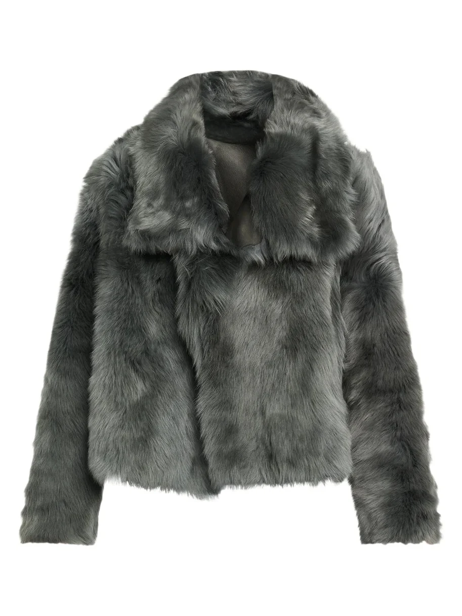 Yves Salomon Veste Reversible Leather & Shearling Jacket