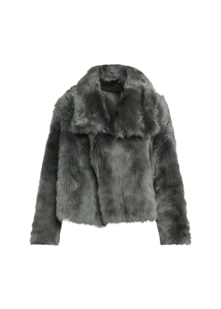 Yves Salomon Veste Reversible Leather & Shearling Jacket