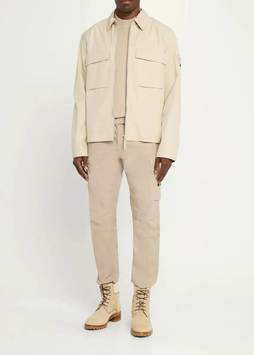 Stone Island Men's Cotton Full-Zip Shirt Jacket | Thumbnail 2 Stone Island Men's Cotton Full-Zip Shirt Jacket | Thumbnail 2