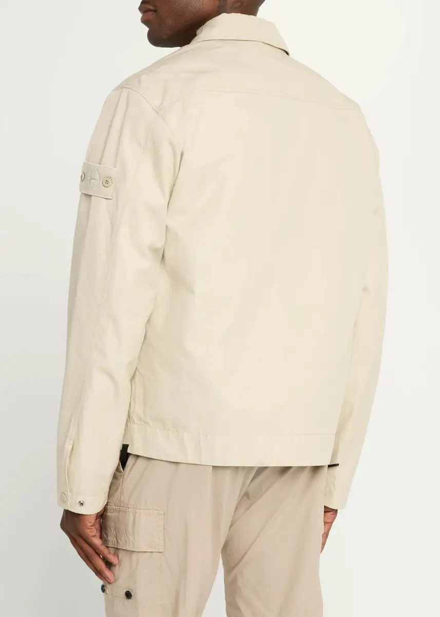 Stone Island Men's Cotton Full-Zip Shirt Jacket | Thumbnail 3 Stone Island Men's Cotton Full-Zip Shirt Jacket | Thumbnail 3