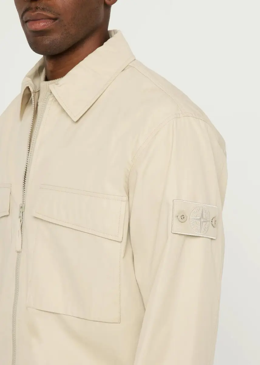 Stone Island Men's Cotton Full-Zip Shirt Jacket | Thumbnail 5 Stone Island Men's Cotton Full-Zip Shirt Jacket | Thumbnail 5