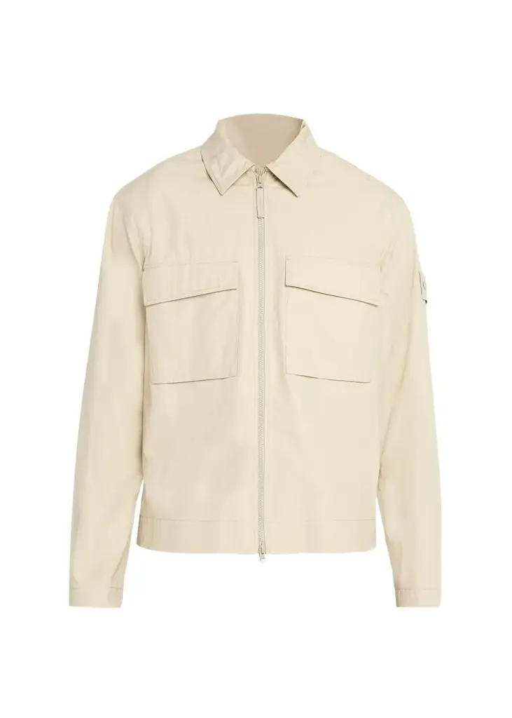 Men's Cotton Full-Zip Shirt Jacket