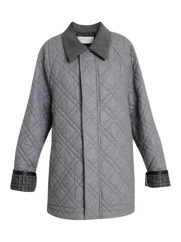 Gabriela Hearst Clarence Quilted Wool-Cashmere Barn Jacket
