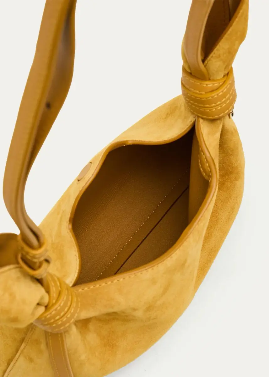 Loewe Scarf Mini Suede Shoulder Bag | Thumbnail 3 Loewe Scarf Mini Suede Shoulder Bag | Thumbnail 3