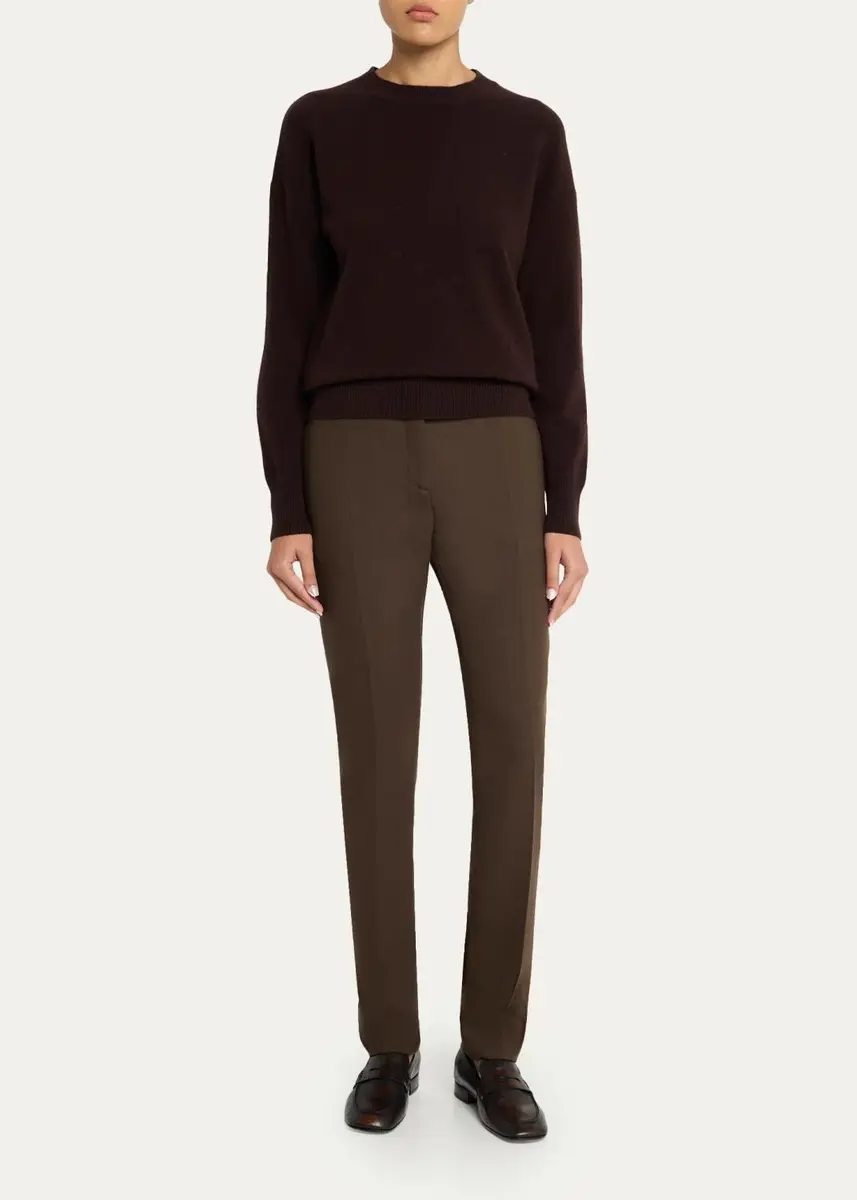 Yves Salomon Wool Crewneck Sweater | Thumbnail 2 Yves Salomon Wool Crewneck Sweater | Thumbnail 2