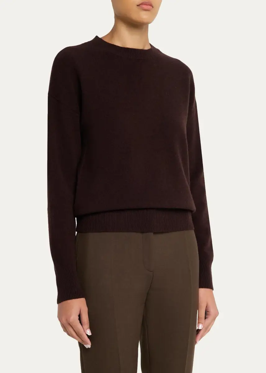 Yves Salomon Wool Crewneck Sweater | Thumbnail 4 Yves Salomon Wool Crewneck Sweater | Thumbnail 4