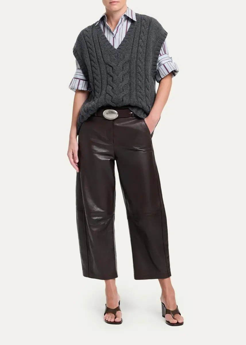 TWP Pops Cable-Knit Cashmere Vest | Thumbnail 2 TWP Pops Cable-Knit Cashmere Vest | Thumbnail 2