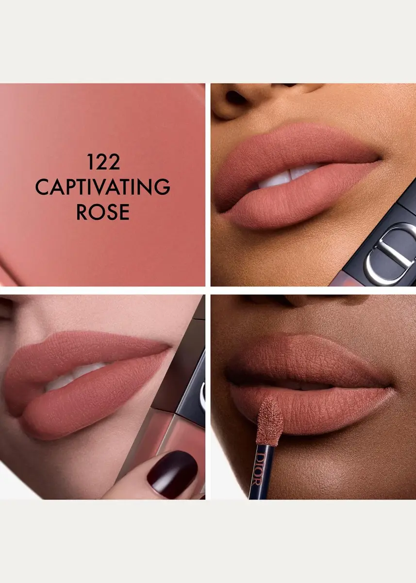 Dior Rouge On Stage Ink Blur Matte Liquid Lipstick, Captivating Rose | Thumbnail 4 Dior Rouge On Stage Ink Blur Matte Liquid Lipstick, Captivating Rose | Thumbnail 4