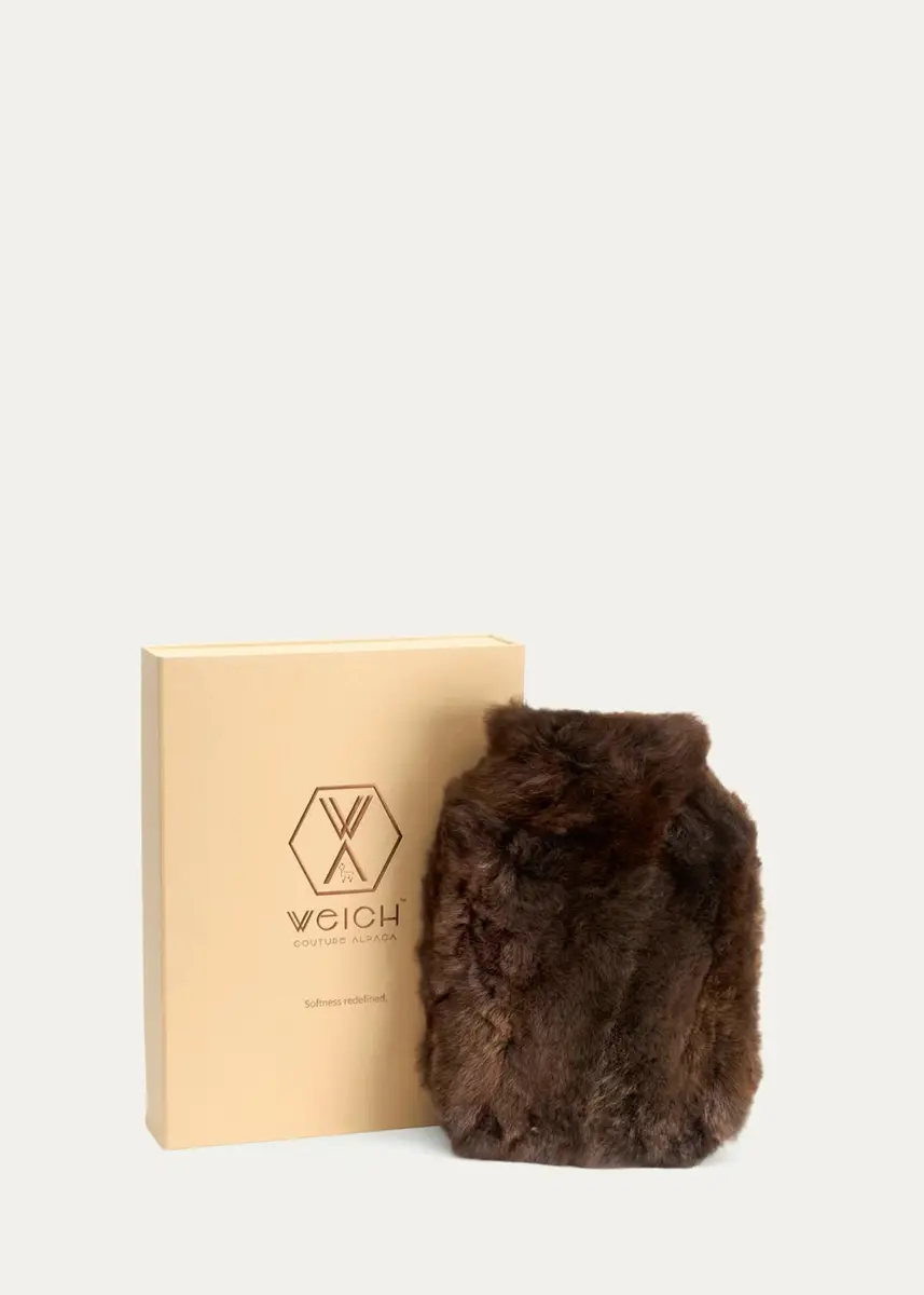 Weich Couture Alpaca Calmo Fur Hot Water Bottle, 1.8 L | Thumbnail 2 Weich Couture Alpaca Calmo Fur Hot Water Bottle, 1.8 L | Thumbnail 2