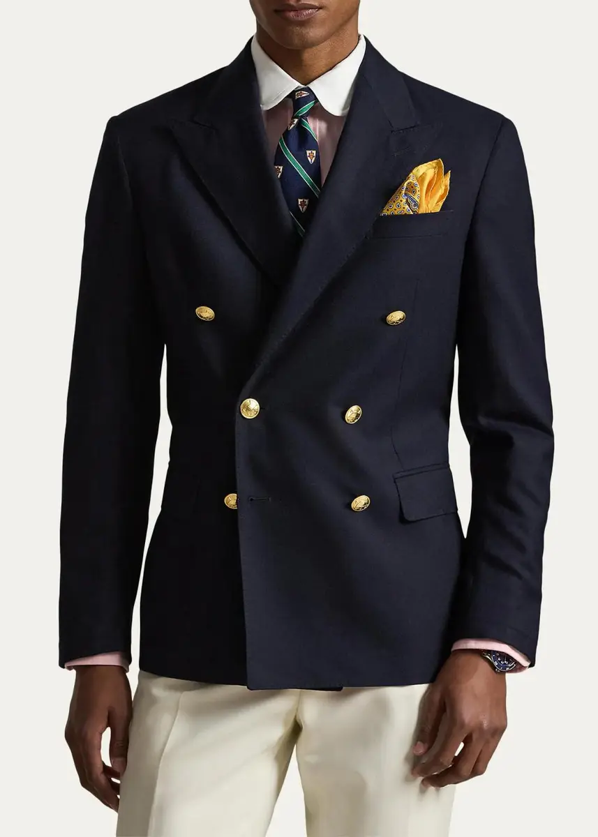 Polo Ralph Lauren Men's The Iconic Doeskin Blazer | Thumbnail 4 Polo Ralph Lauren Men's The Iconic Doeskin Blazer | Thumbnail 4