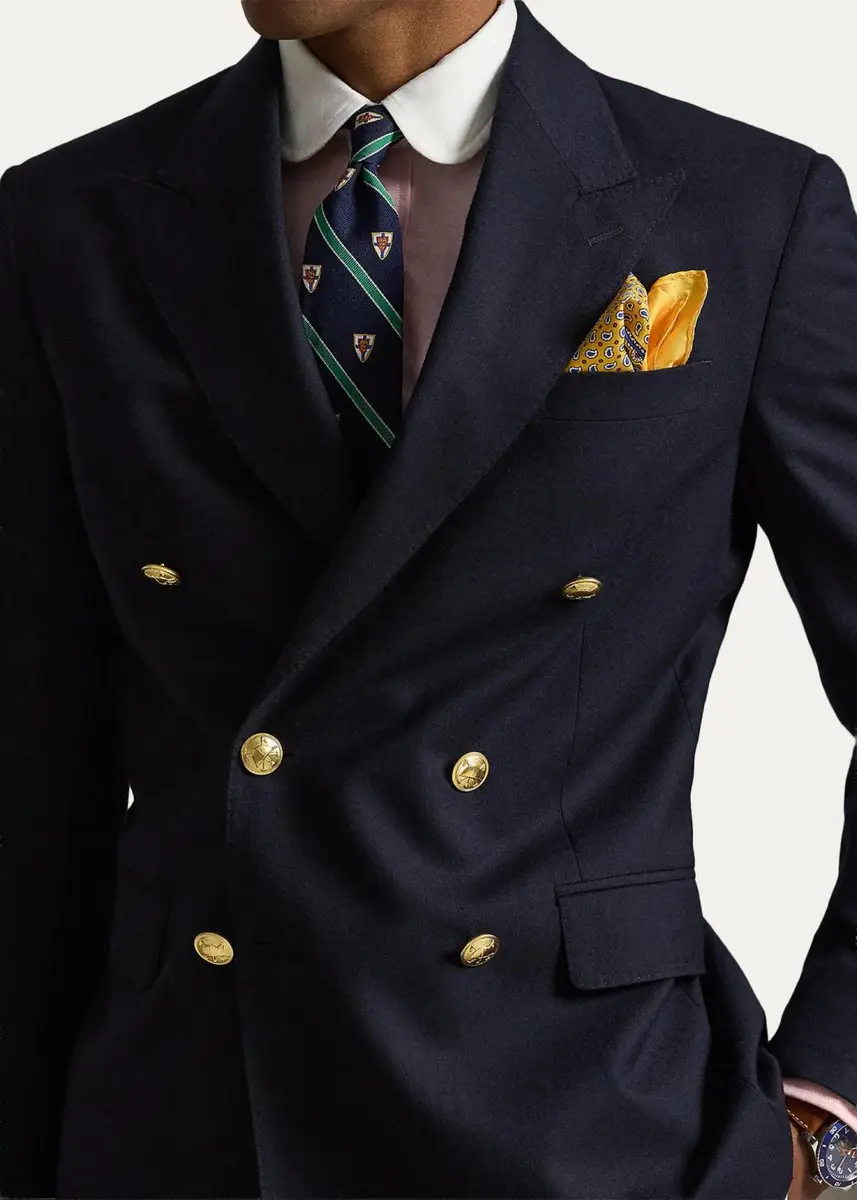 Polo Ralph Lauren Men's The Iconic Doeskin Blazer | Thumbnail 5 Polo Ralph Lauren Men's The Iconic Doeskin Blazer | Thumbnail 5