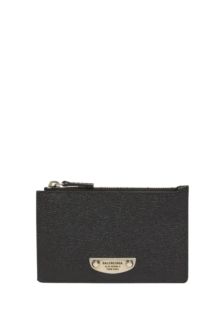 Balenciaga Men's Le City Uptown Leather Card Holder