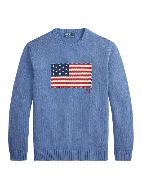 Polo Ralph Lauren Men's The Iconic Flag Sweater