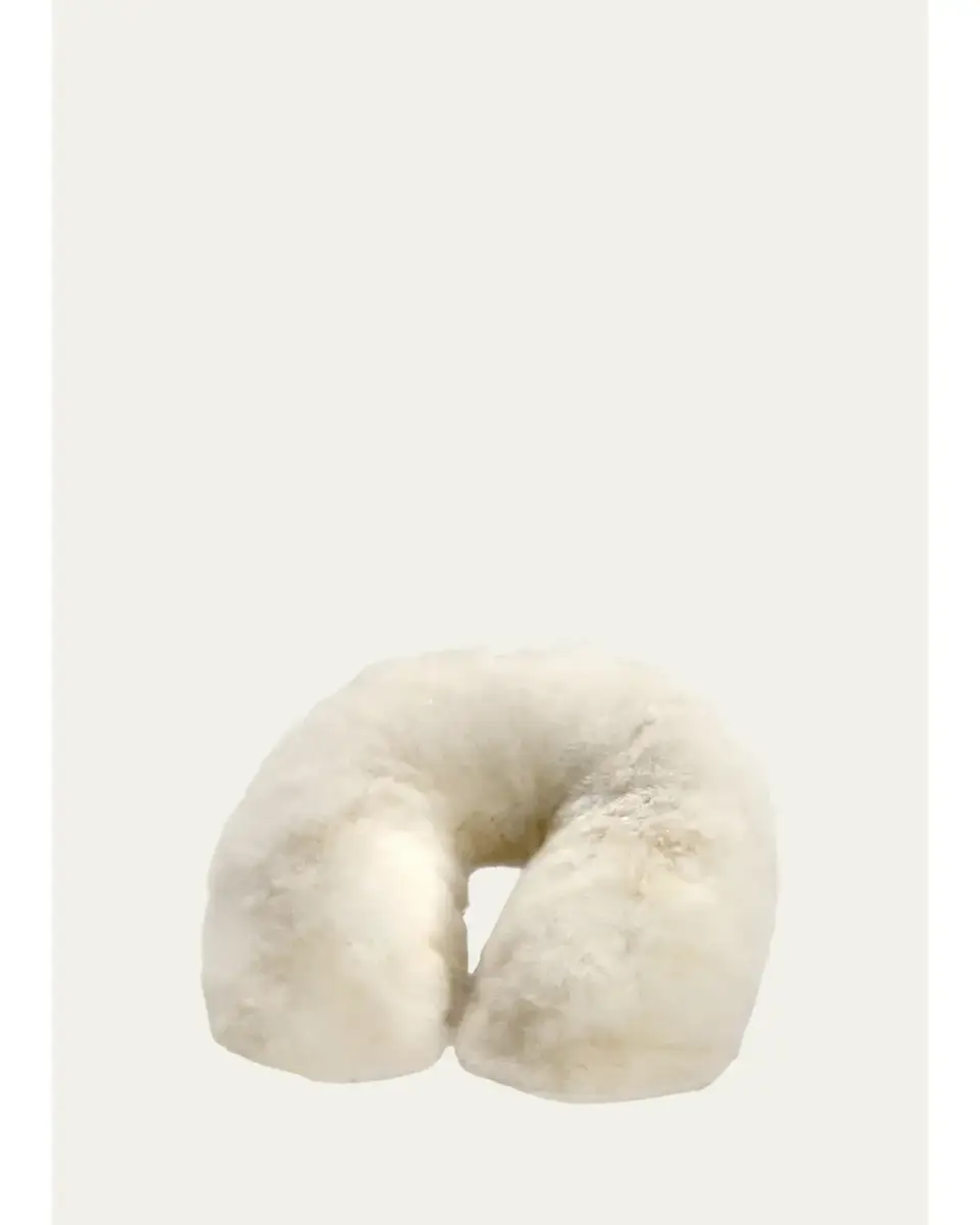 Weich Couture Alpaca Nio Fur Neck Pillow | Thumbnail 2 Weich Couture Alpaca Nio Fur Neck Pillow | Thumbnail 2