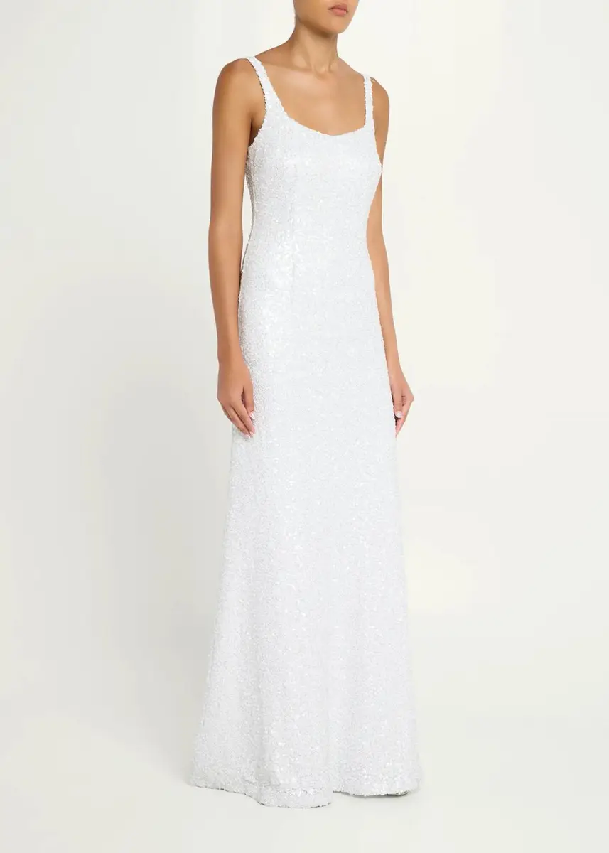 Ramy Brook Sequined Column Gown | Thumbnail 4 Ramy Brook Sequined Column Gown | Thumbnail 4