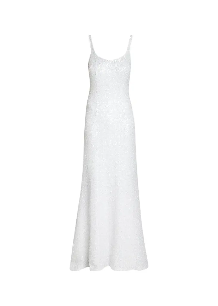 Sequined Column Gown Sequined Column Gown