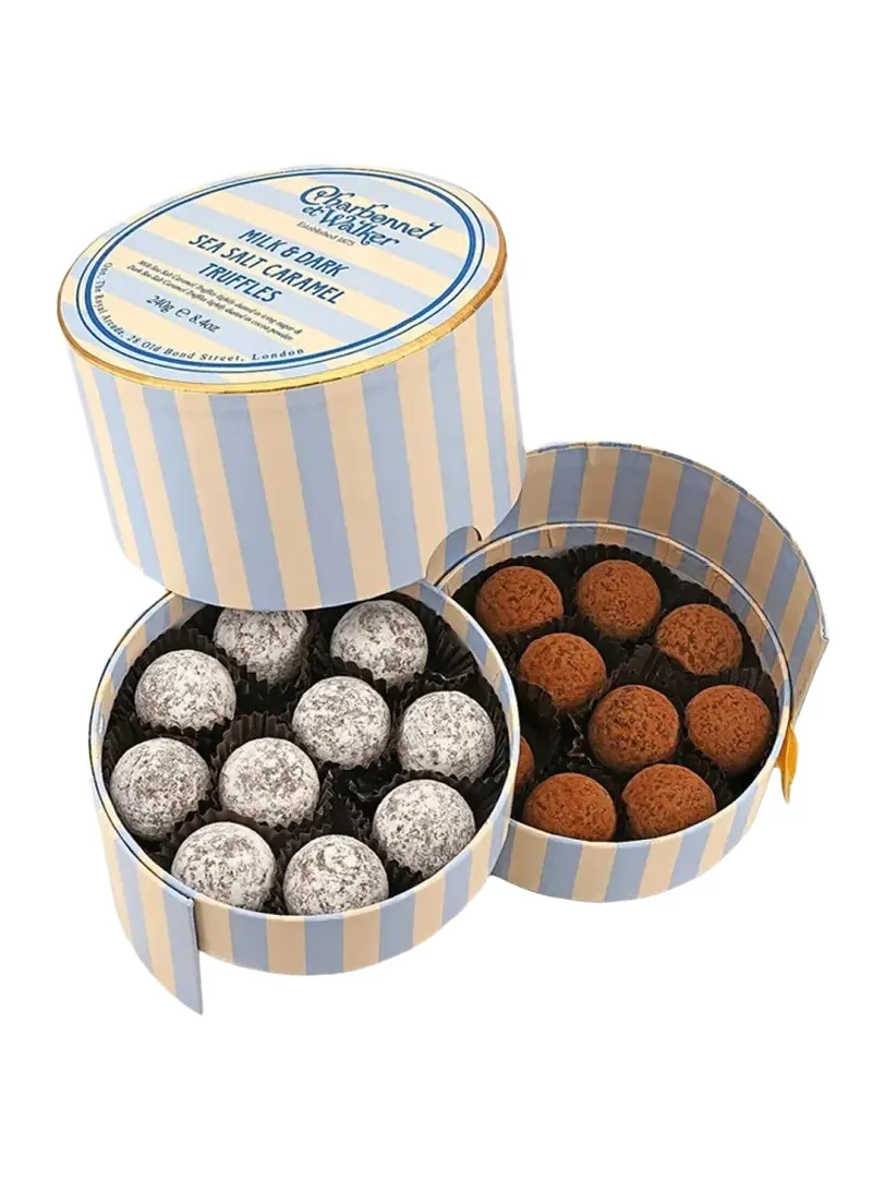 Charbonnel Et Walker Milk & Dark Sea Salt Caramel Truffles, 8.4 oz.