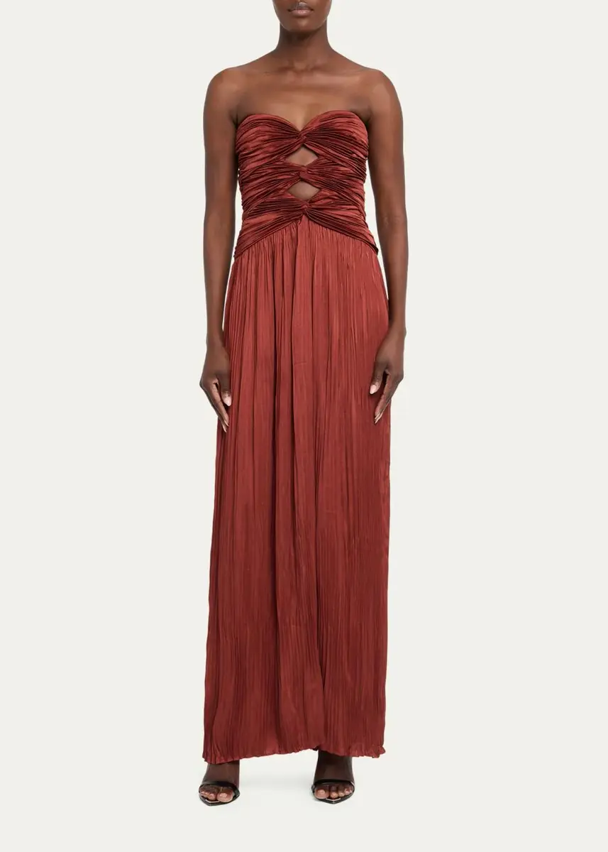 A.L.C. Brynn Strapless Sweetheart Maxi Dress | Thumbnail 2