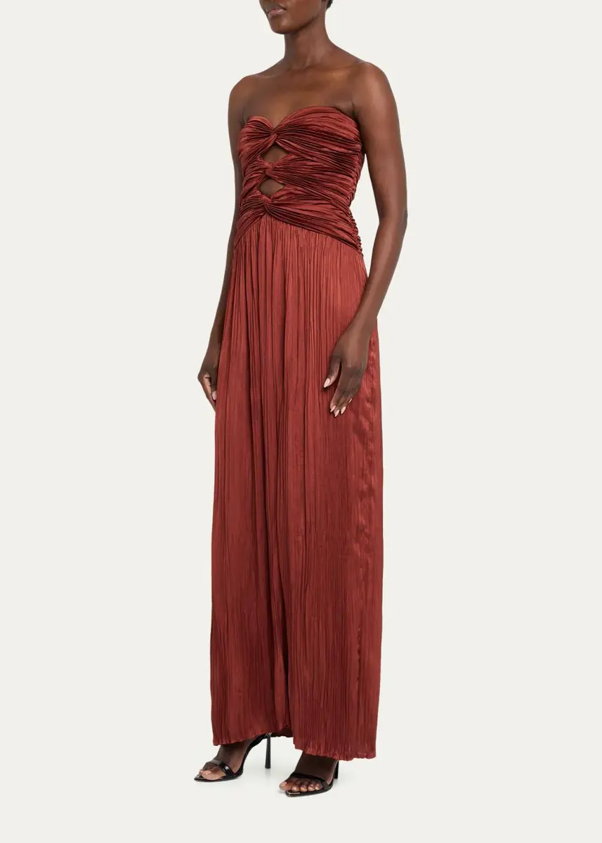 A.L.C. Brynn Strapless Sweetheart Maxi Dress | Thumbnail 4