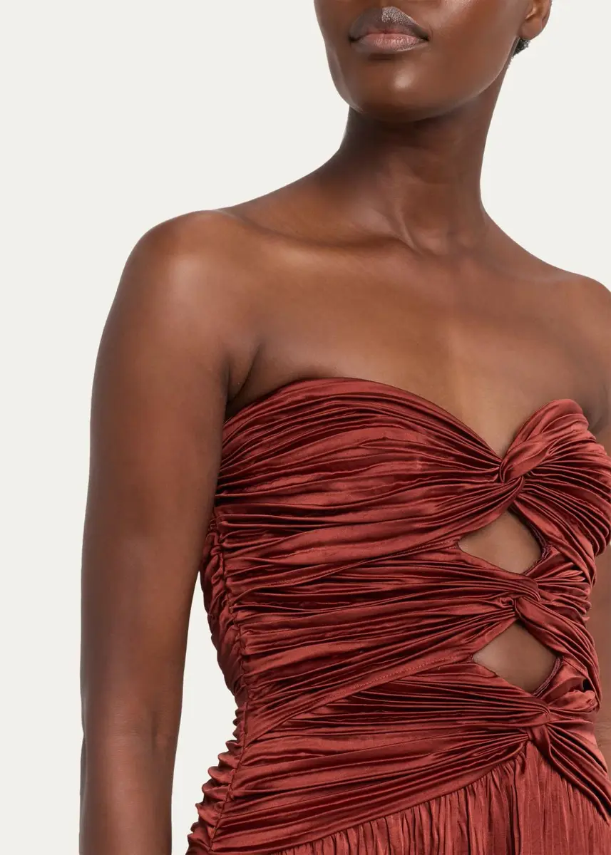 A.L.C. Brynn Strapless Sweetheart Maxi Dress | Thumbnail 5