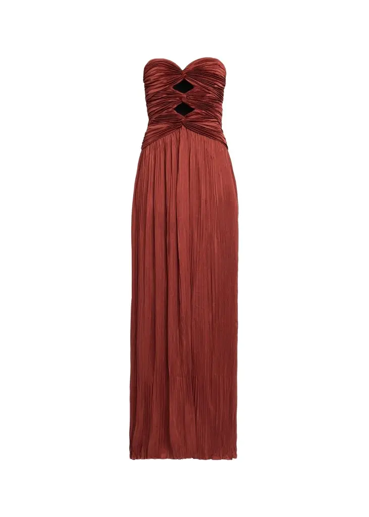 A.L.C. Brynn Strapless Sweetheart Maxi Dress