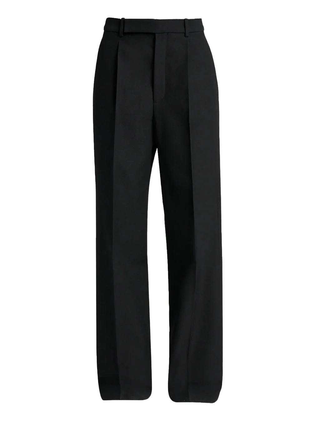 Wool Grain De Poudre Straight-Leg Trousers Wool Grain De Poudre Straight-Leg Trousers