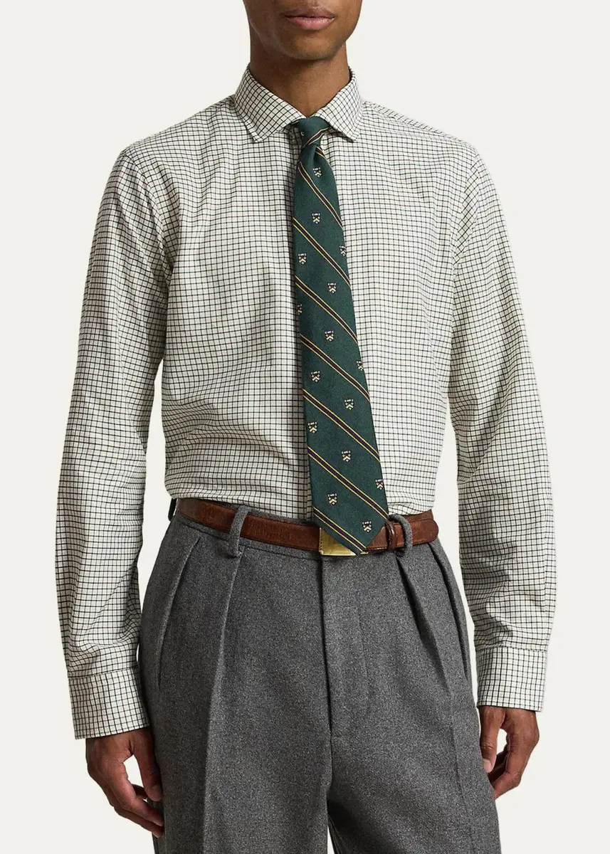 Polo Ralph Lauren Men's Plaid Twill Classic-Fit Shirt | Thumbnail 2 Polo Ralph Lauren Men's Plaid Twill Classic-Fit Shirt | Thumbnail 2