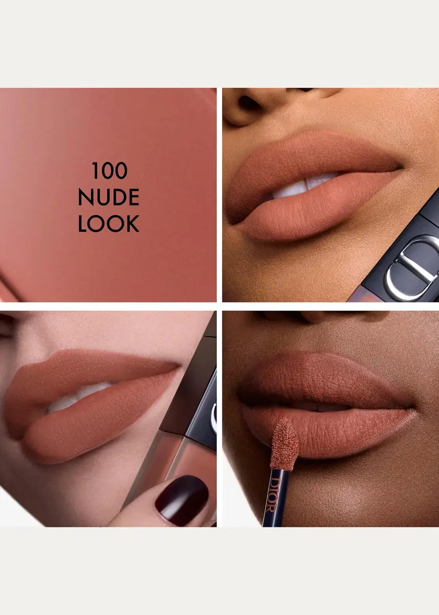 Dior Rouge On Stage Ink Blur Matte Liquid Lipstick, Nude Look | Thumbnail 4