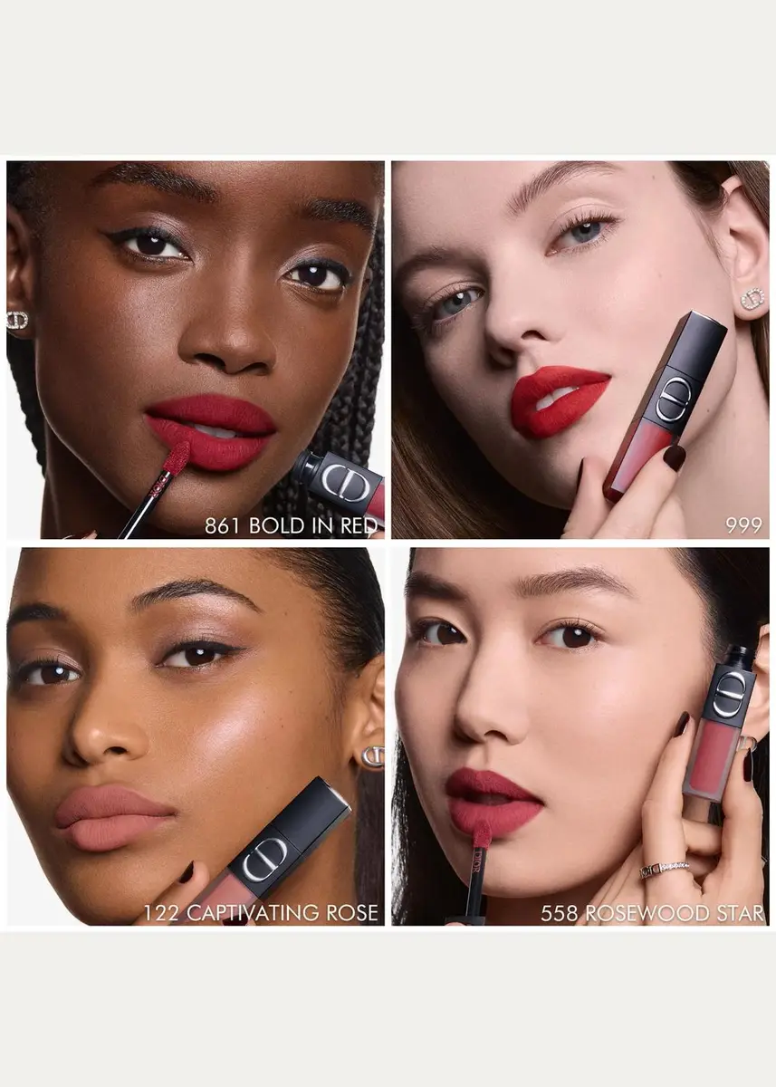 Dior Rouge On Stage Ink Blur Matte Liquid Lipstick, 999 Red | Thumbnail 3