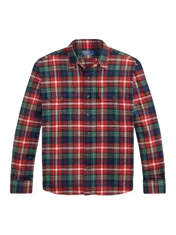 Men's Classic-Fit Plaid Flannel Workshirt Men's Classic-Fit Plaid Flannel Workshirt