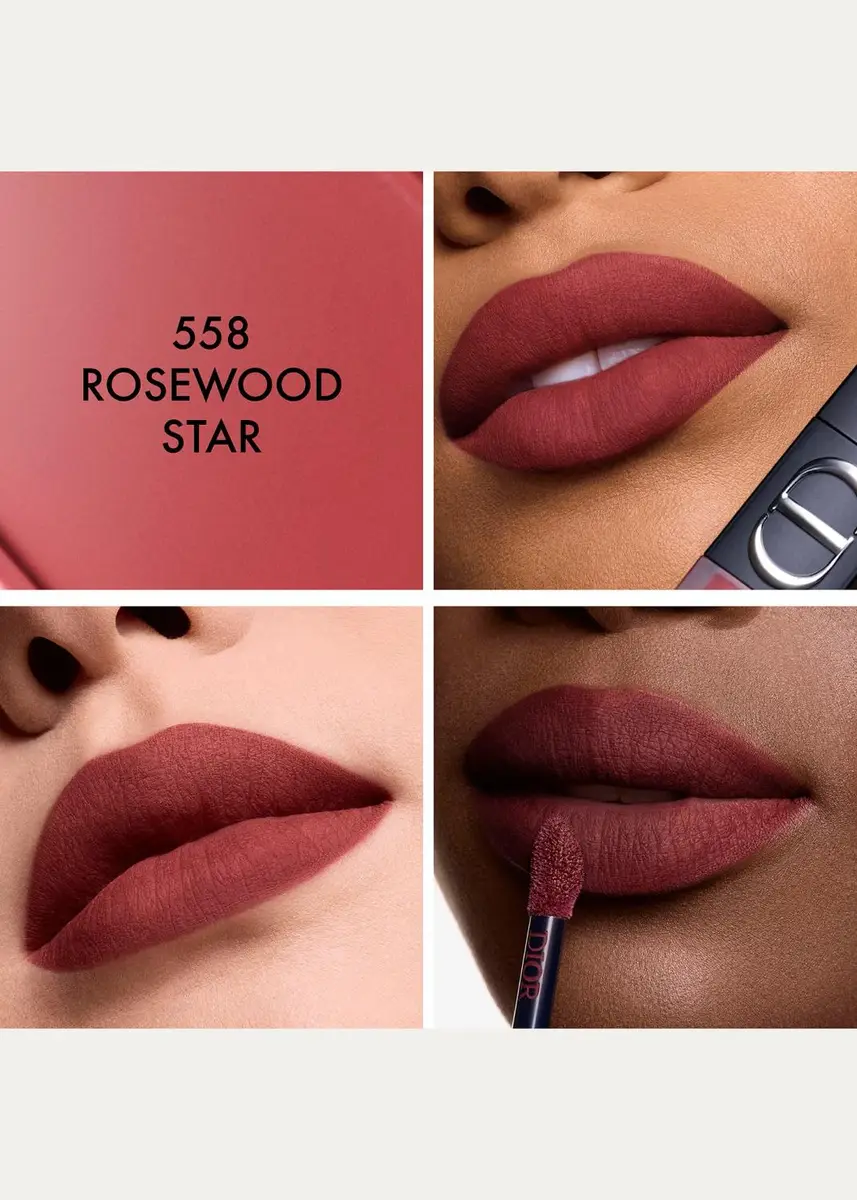 Dior Rouge On Stage Ink Blur Matte Liquid Lipstick, Rosewood Star | Thumbnail 4 Dior Rouge On Stage Ink Blur Matte Liquid Lipstick, Rosewood Star | Thumbnail 4