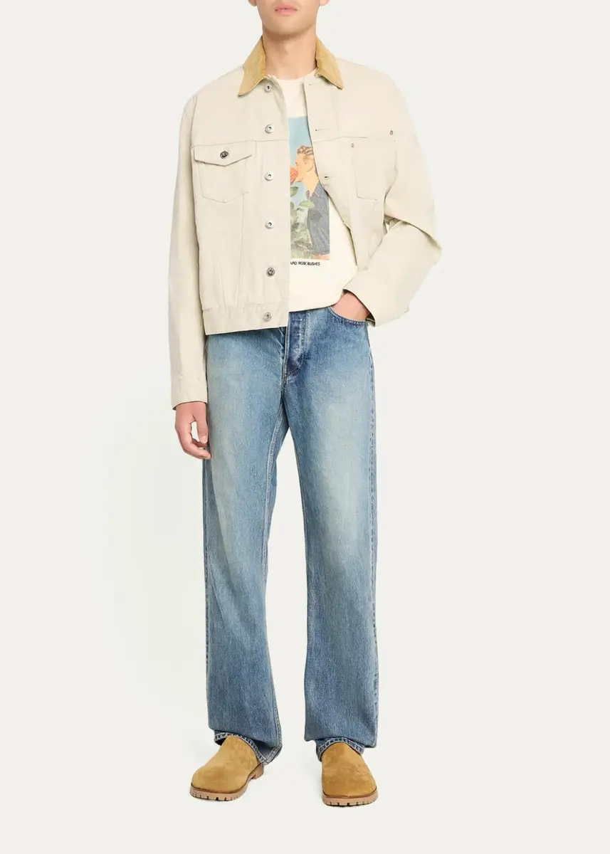 JW Anderson Men's Twill Cotton Jacket | Thumbnail 2 JW Anderson Men's Twill Cotton Jacket | Thumbnail 2