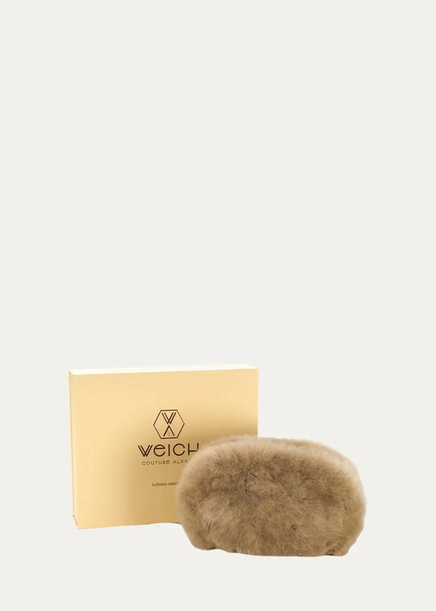 Weich Couture Alpaca Cesar Fur Travel Pouch | Thumbnail 3 Weich Couture Alpaca Cesar Fur Travel Pouch | Thumbnail 3