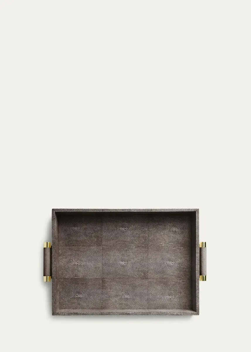 AERIN Faux Shagreen Rectangular Tray | Thumbnail 2 AERIN Faux Shagreen Rectangular Tray | Thumbnail 2