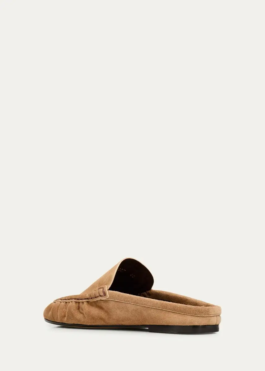 Saint Laurent Le Loafer Loafer Mules in Suede | Thumbnail 2 Saint Laurent Le Loafer Loafer Mules in Suede | Thumbnail 2