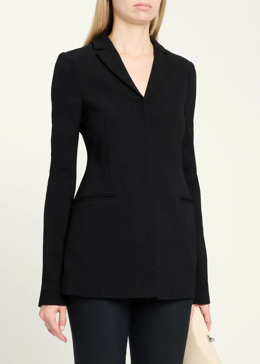TOTEME Slim Single-Breasted Blazer | Thumbnail 4 TOTEME Slim Single-Breasted Blazer | Thumbnail 4