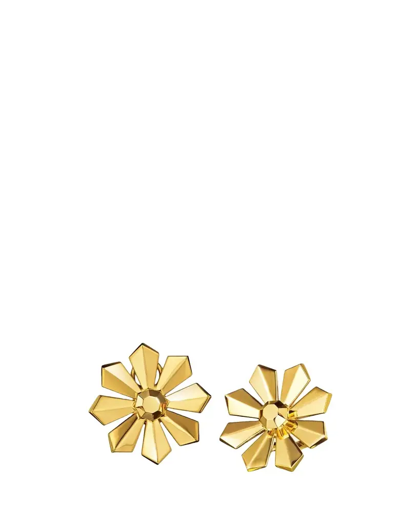 VERDURA 18K Yellow Gold Byzantine Ray Clip-On Earrings