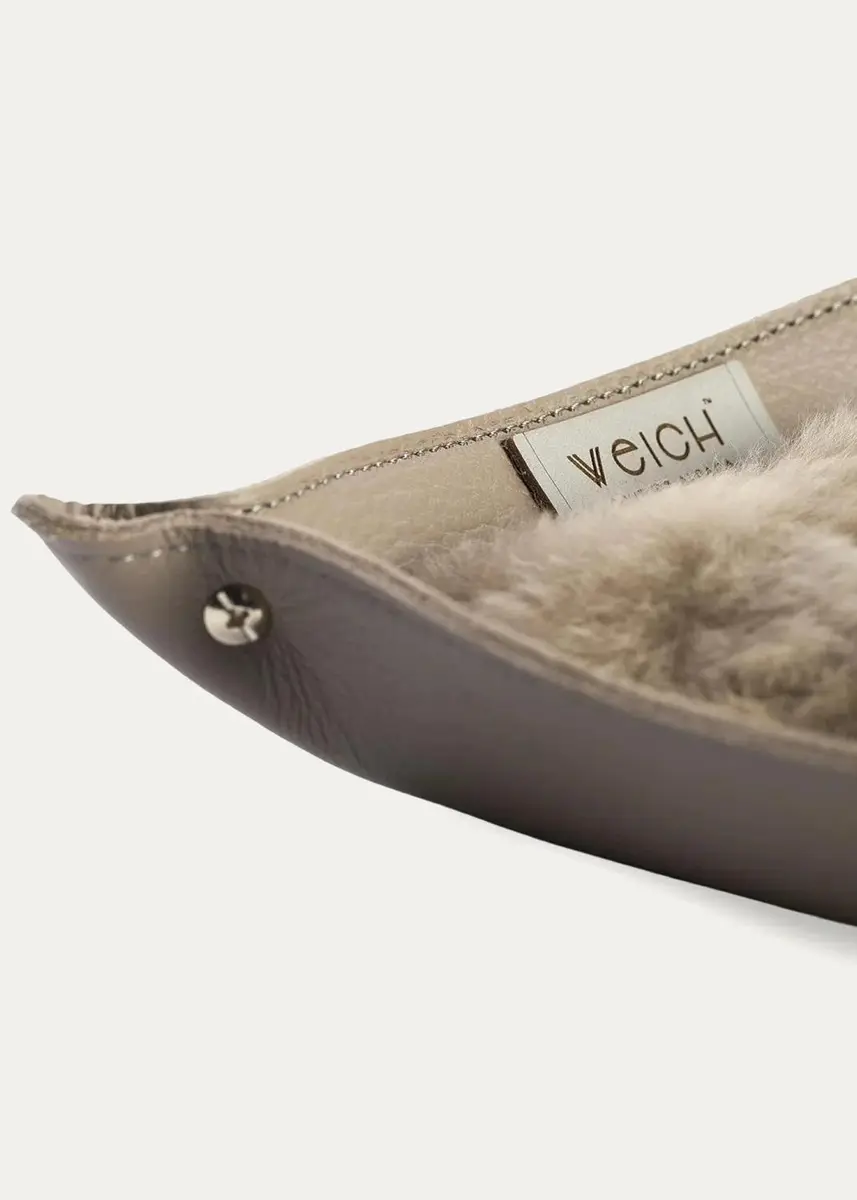 Weich Couture Alpaca Todo Leather & Alpaca Fur Square Catchall Tray | Thumbnail 5