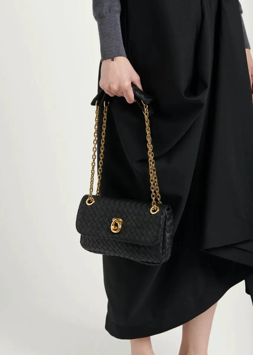 Bottega Veneta Madison Baby Leather Shoulder Bag | Thumbnail 6