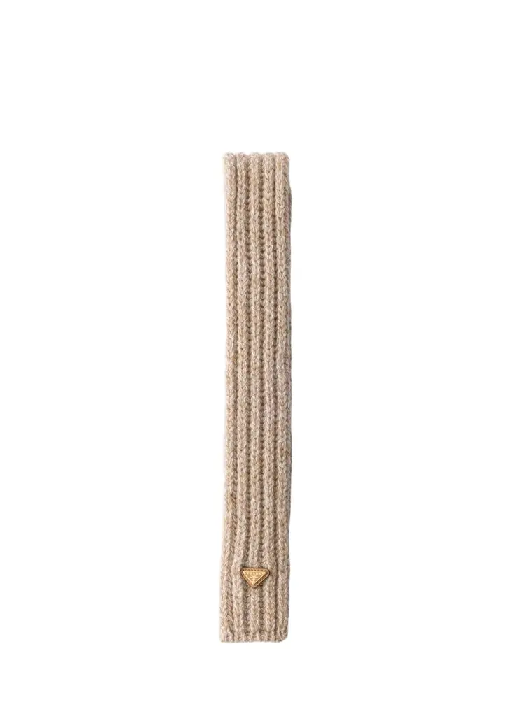 Rib Knit Wool-Cashmere Scarf Rib Knit Wool-Cashmere Scarf