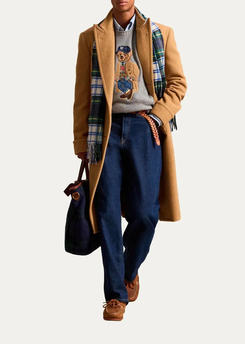 Polo Ralph Lauren Men's Wool-Blend Polo Bear Sweater | Thumbnail 2