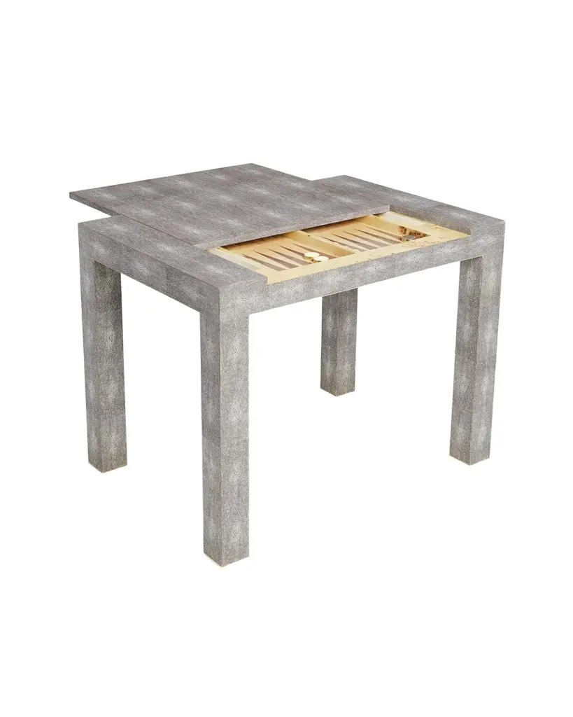 AERIN Faux Shagreen Game Table
