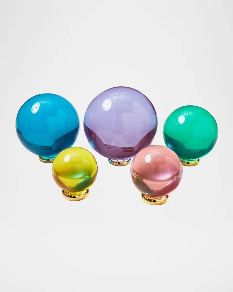 Jonathan Adler Multicolor Acrylic Orb 5-Piece Set | Thumbnail 2
