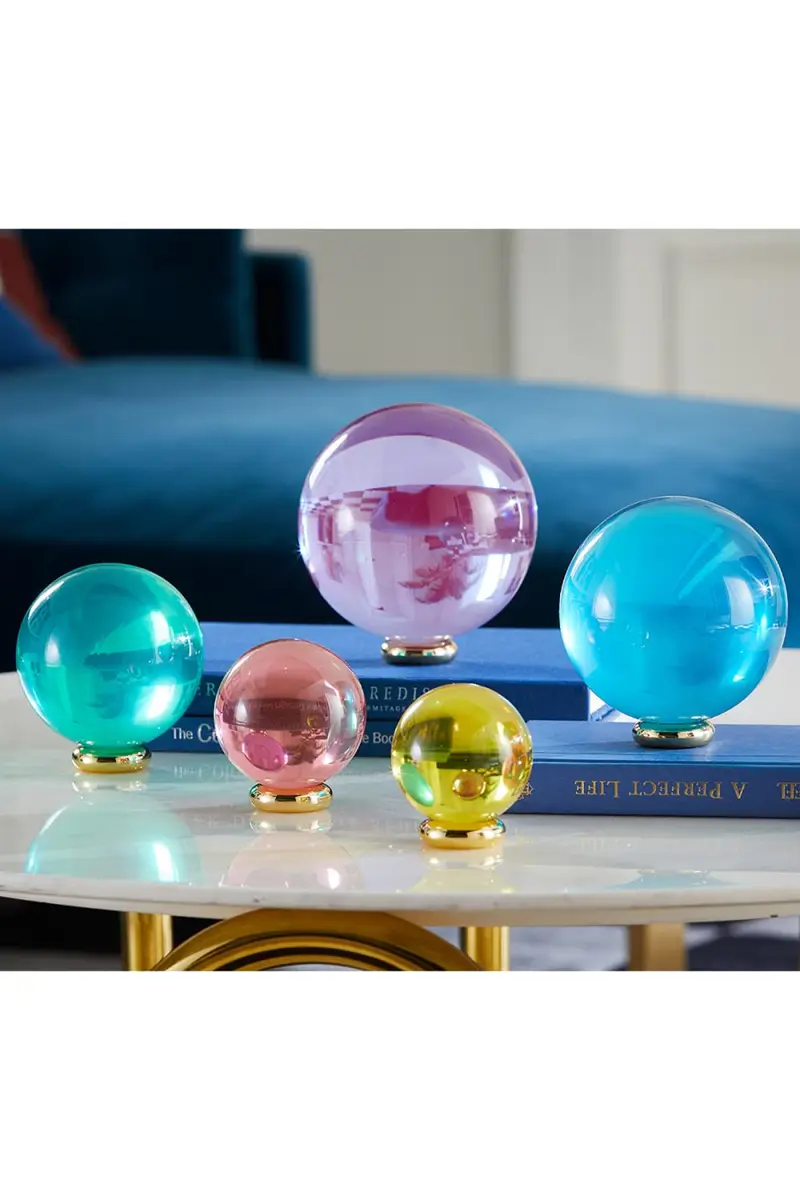 Jonathan Adler Multicolor Acrylic Orb 5-Piece Set | Thumbnail 3