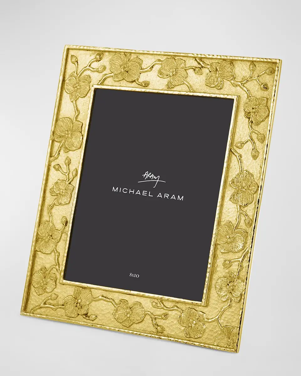 Michael Aram Gold Orchid Sculpted Frame, 8" x 10" | Thumbnail 2