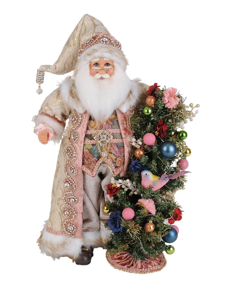 Karen Didion Lighted Victorian Elegance Santa Figure | Thumbnail 3